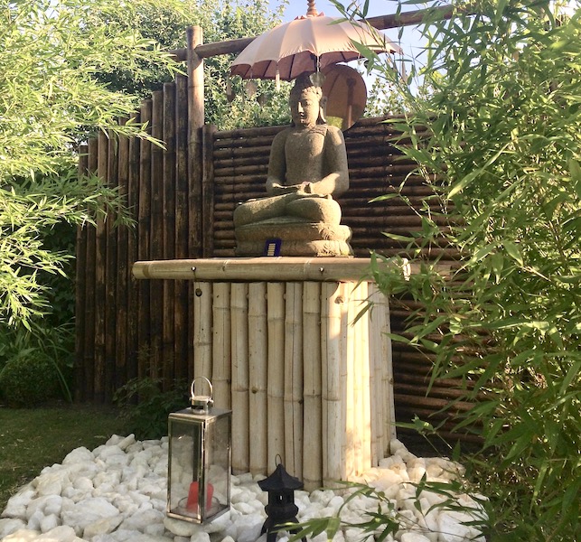 Buddha Feeling im Garten
