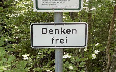 Die Gedanken sind frei, in Starnberg Die Gedanken sind frei, in Starnberg